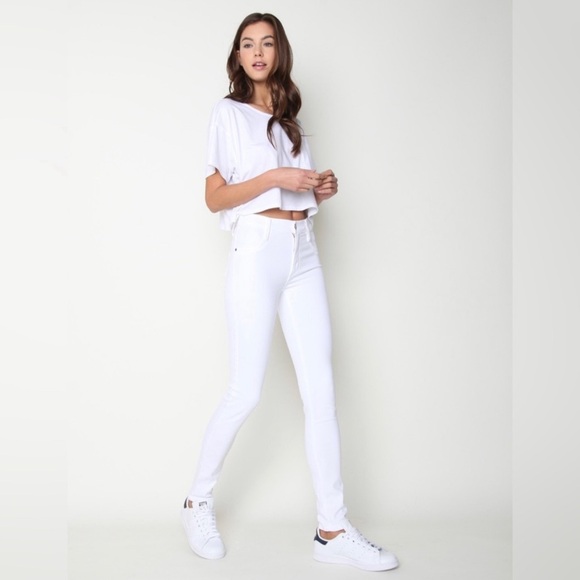 James Jeans White High Class Skinny Jeans 27 - Picture 2 of 5